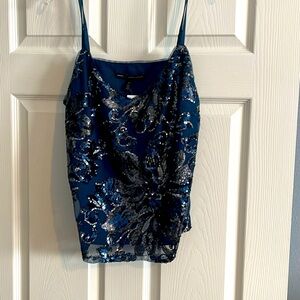 Sequin Flower Cami. NWT